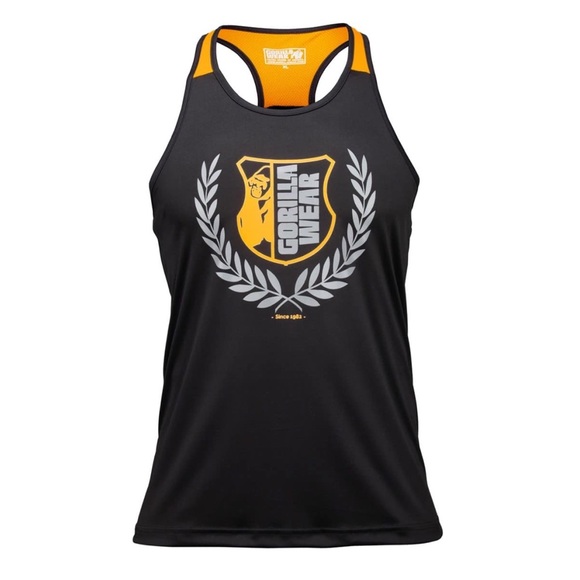 Gorilla Wear - Lexington Tank Top Stringer - Black/Orange - XL - Picture 1 of 5